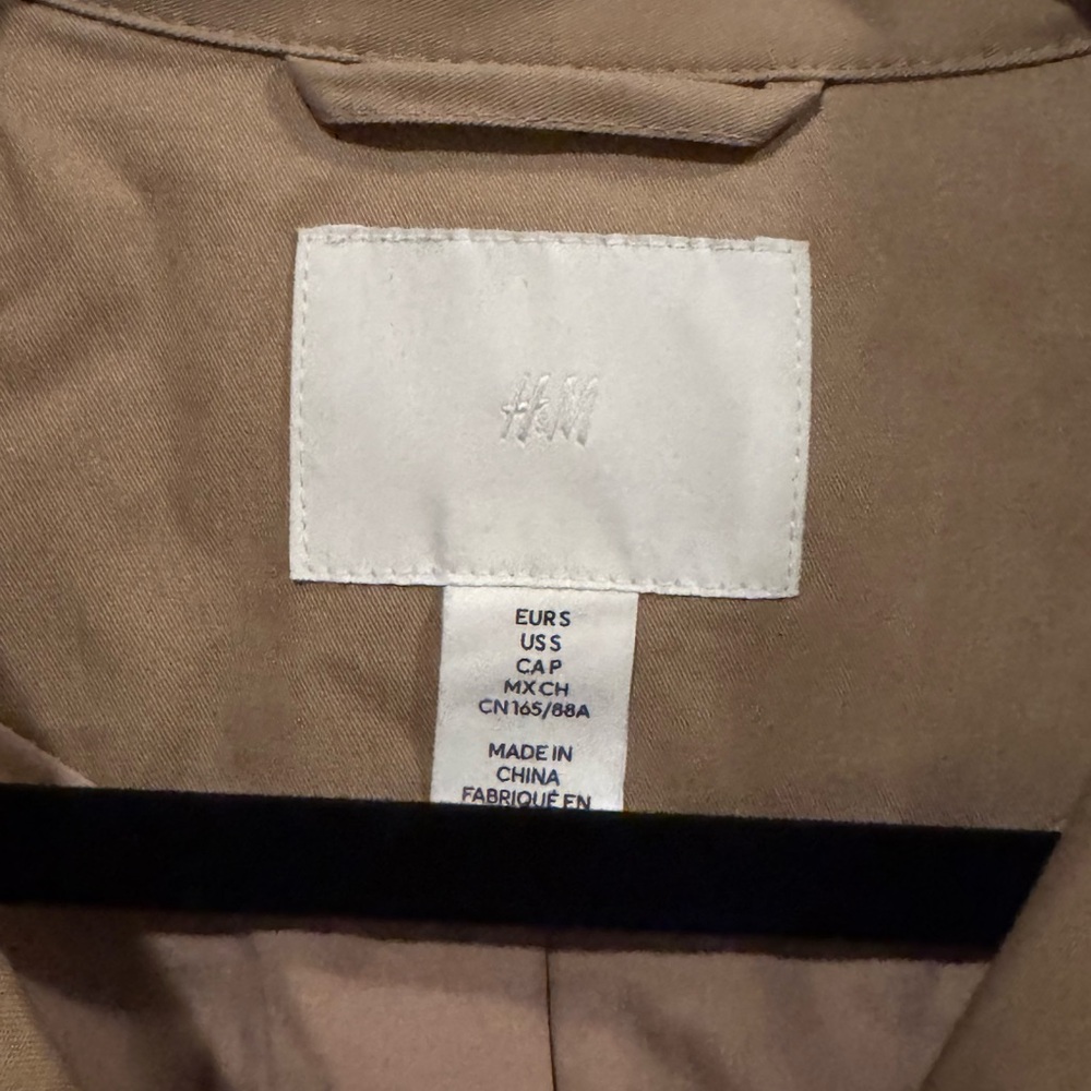 H&M Cotton Twill Trenchcoat - Picture 4 of 4